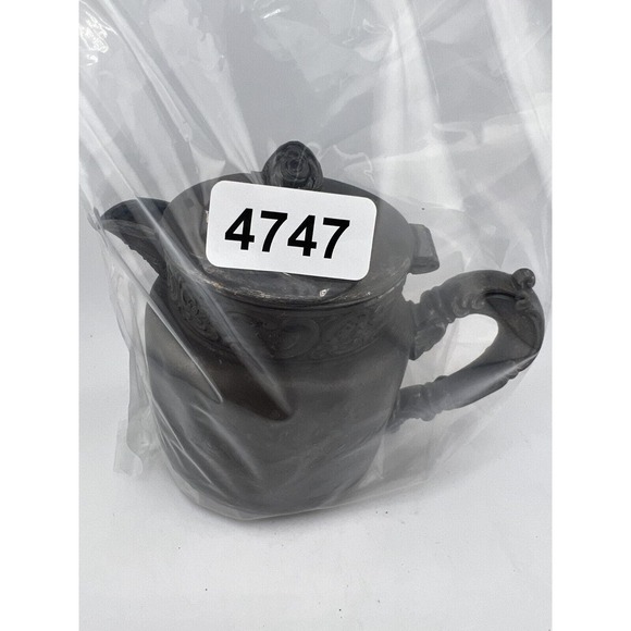 Vintage Warren Silver Plate Co. Tableware Antique Floral Silver-Plated Tea Pot‎ - Picture 8 of 8